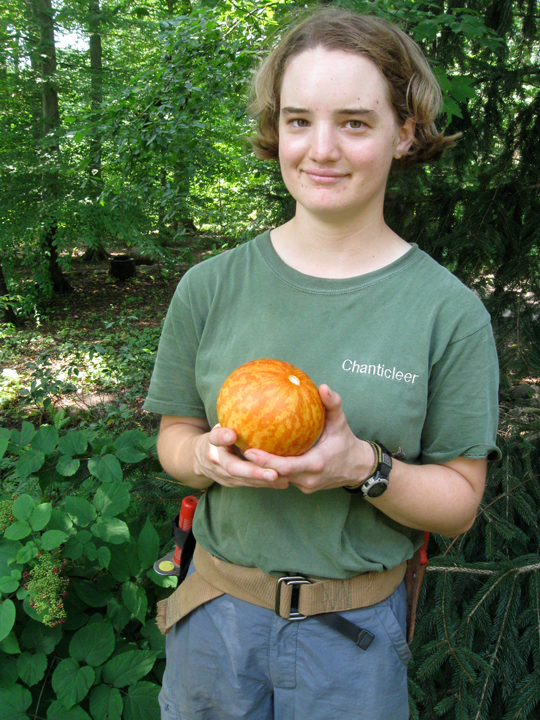 Mariel Tribby with a Tigger Melon